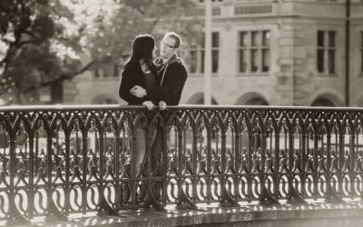Pärchen Iris und Ramon vor Ihrer Hochzeit