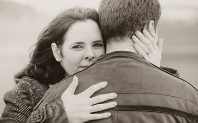 Familienfotos vor der Hochzeit