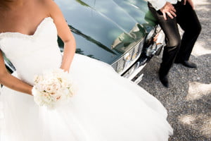 Apero nach Trauung bei Kirche