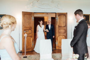 Hochzeit Schloss Heidegg Brautvater