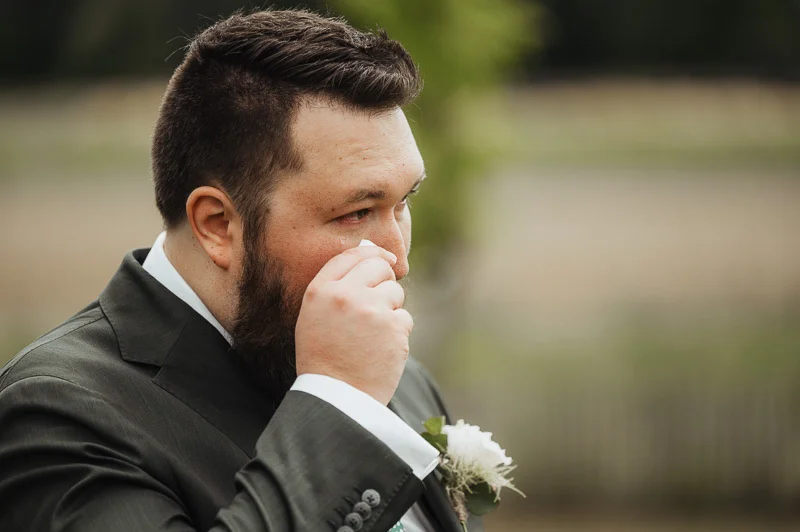 Fotograf-Hochzeit-Zuerich-34 Bräutigam weint vor Freude